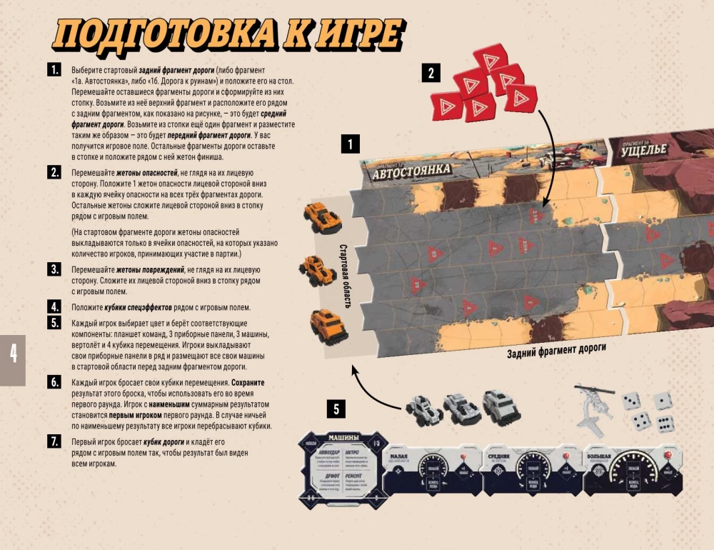 Настольная игра - Дорога Ярости. Вендетта